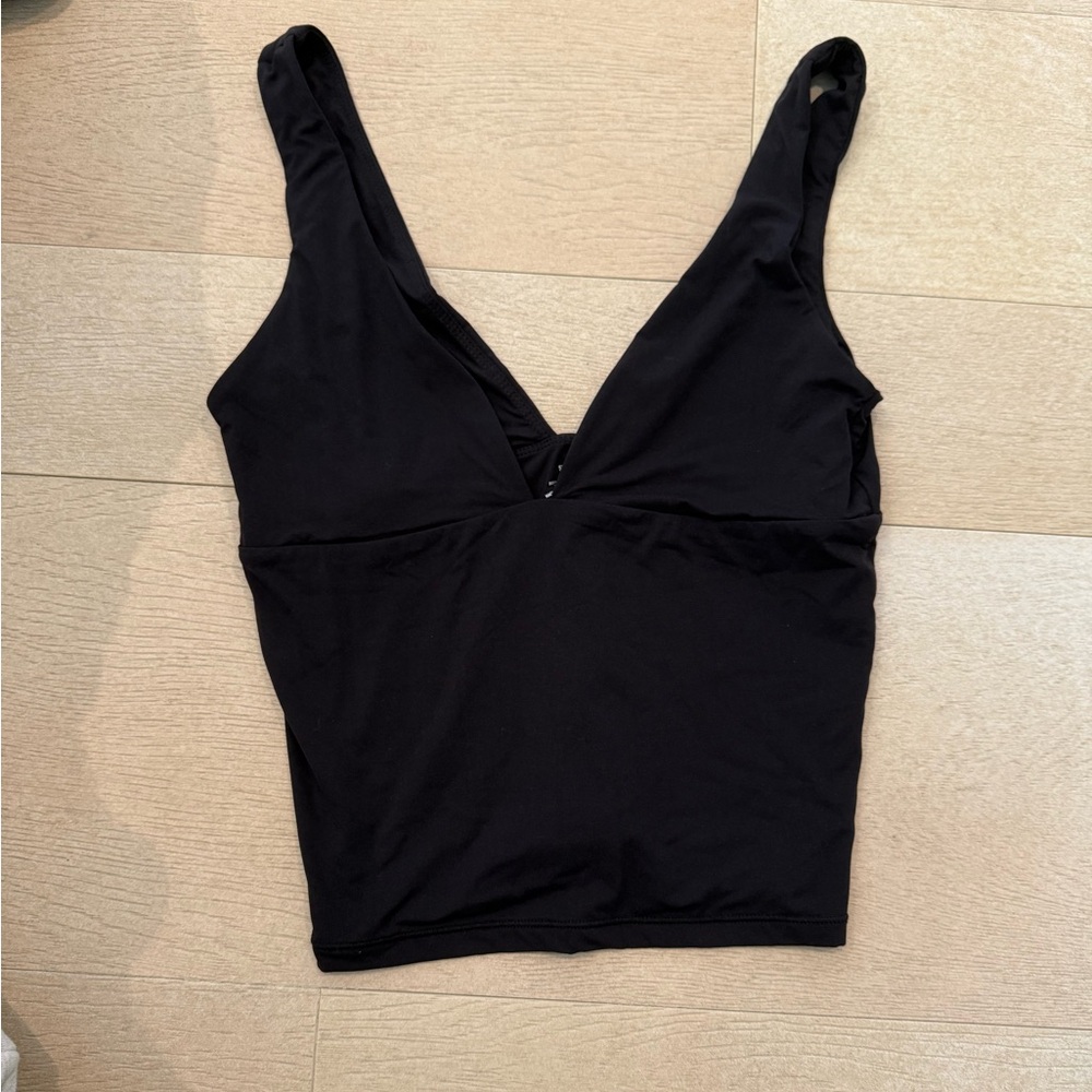 Black tank top